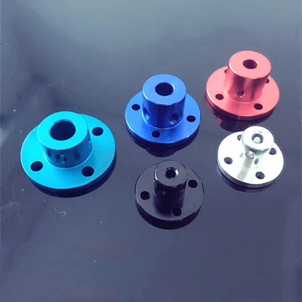 4PCS/Lot Aluminum Alloy Flange Couplings Colorful Coupler 3/4/5/6/8mm Guide Shaft Bracket Support for RC Models | Игрушки и хобби