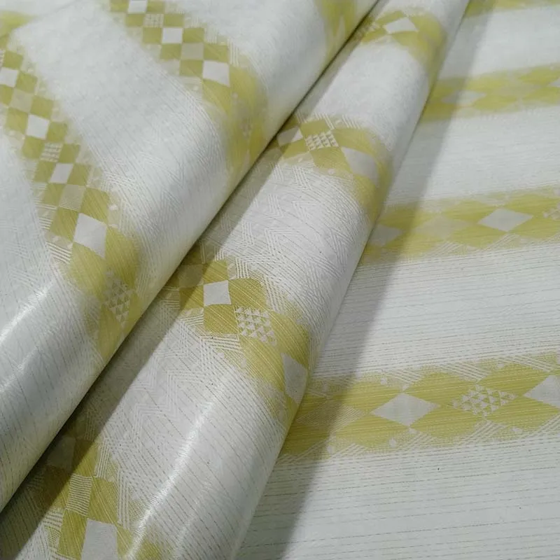 

2019 New Listing Bazin Riche Getzner 5 Yards Best Quality Guinea Brocade Garment Fabric 100% Cotton African Brocade Lace Fabric