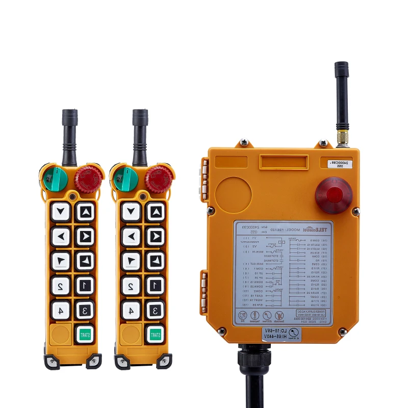 

F24-10S for hoist crane 2 transmitter and 1 receiver industrial wireless redio remote control switch switches