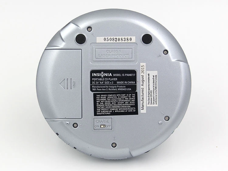High Quality Portable CD Player Walkman CD player CD-R/CD-RW Powered BY AA Battery(No Included) or Wall Charger Or Power Bank