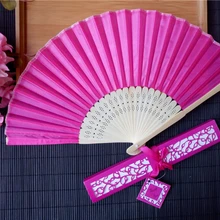 Экономичная свадьба гостей подарок сувениры ручной вентилятор пользовательское имя, дата с рисунком или без
