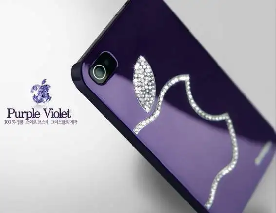 New arrival full new fashional free shipping High Quality Luxury Bling Crystal Diamond Case Back Cover For iPhone 4 S 4S 4G |