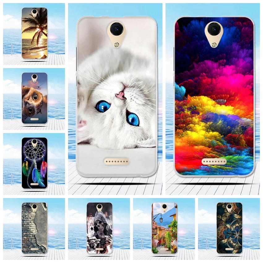 Ультратонкий силиконовый чехол s для BQ BQ-5044 5044 Strike LTE с цветами Coque BQS-5044 Защитная