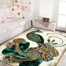 Zeegle фланелевый ковер для гостиной, противоскользящий ковер, прикроватные коврики для спальни, мягкие коврики для детской комнаты, коврики для офисного кресла