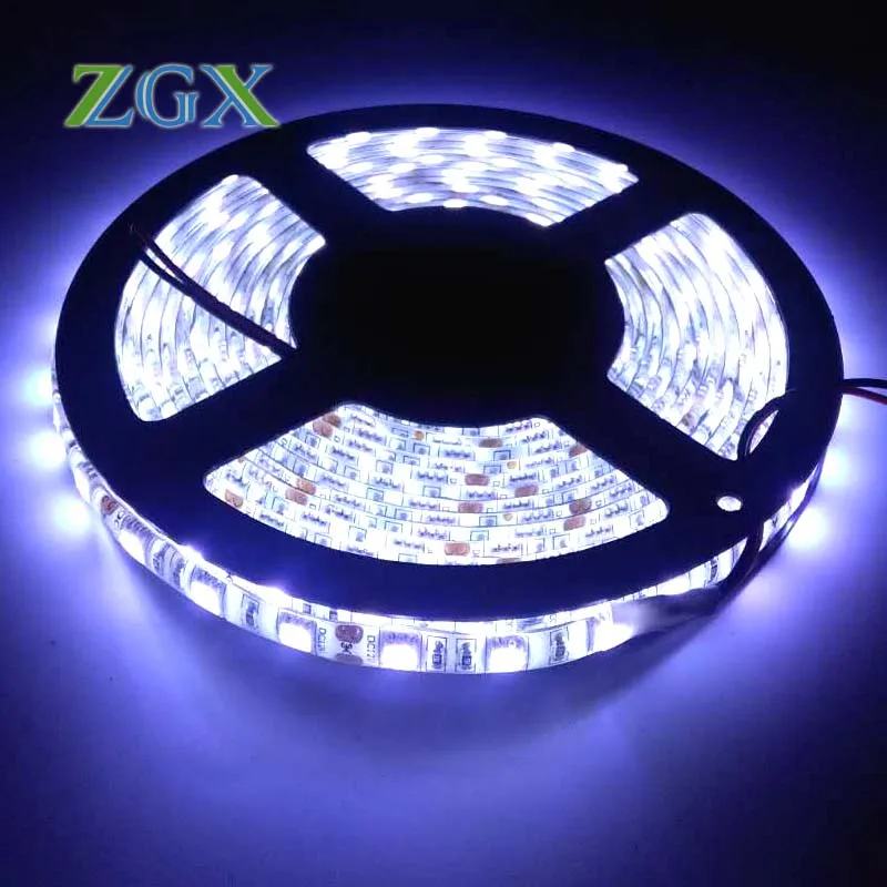 

DC12V Led strip light lamp SMD 5050 Flexible ribbon tape 5M/roll 300led Christmas ambience Decor Non waterproof white kitchen