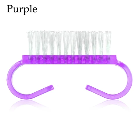 Top Cleaning Nail Brush Hot Sell Tools File For Nail Art Care Manicure Pedicure Soft Remove Dust Small Angle Clean Tool