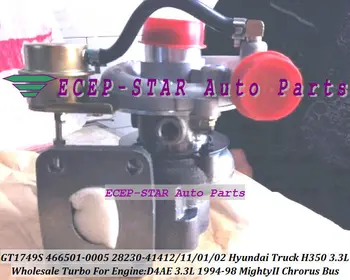 

Free Ship GT1749S 466501 466501-5005S 28230-41411 28230-41412 Turbo Turbocharger For HYUNDAI Truck H350 Mighty Chrorus D4AE 3.3L