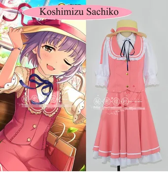 

Anime! THE IDOLM@STER CINDERELLA GIRLS Koshimizu Sachiko Claim to be perfect (before training) Uniform Cosplay Costume Free Ship