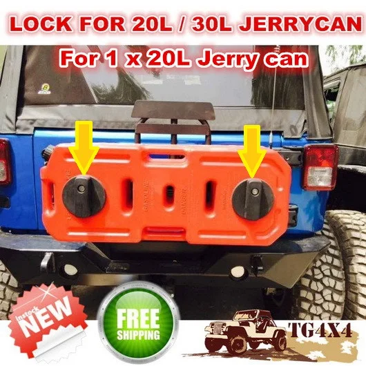 

Jerrycan Pack Mount 2 Pcs/lot Single Fuel Tank Bracket 20L 5gal Gas Oil Can Holder Motorcycle Atv Petrol Fuel Tank Lock Fastener