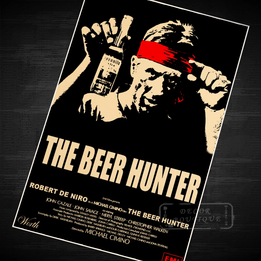The Beer Hunter Robert DE NIRO Funny Film Classic Retro Decorative