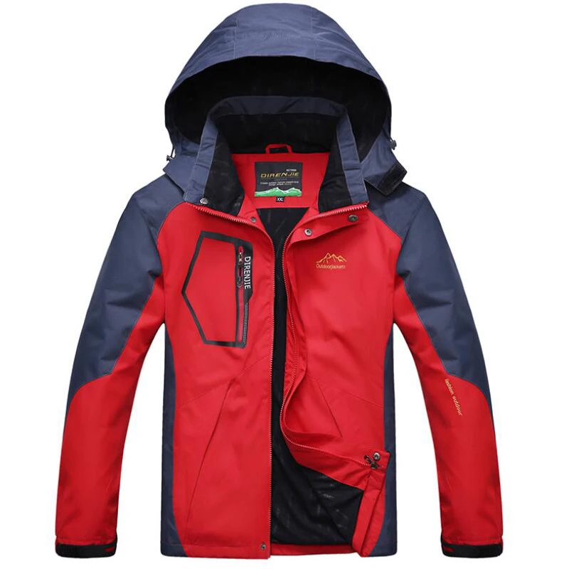 

Hot Sale Jacket Men Army Windproof Hood Breathable mens jackets and coats Windbreak Coat Jaqueta masculina Plus Size L-5XL