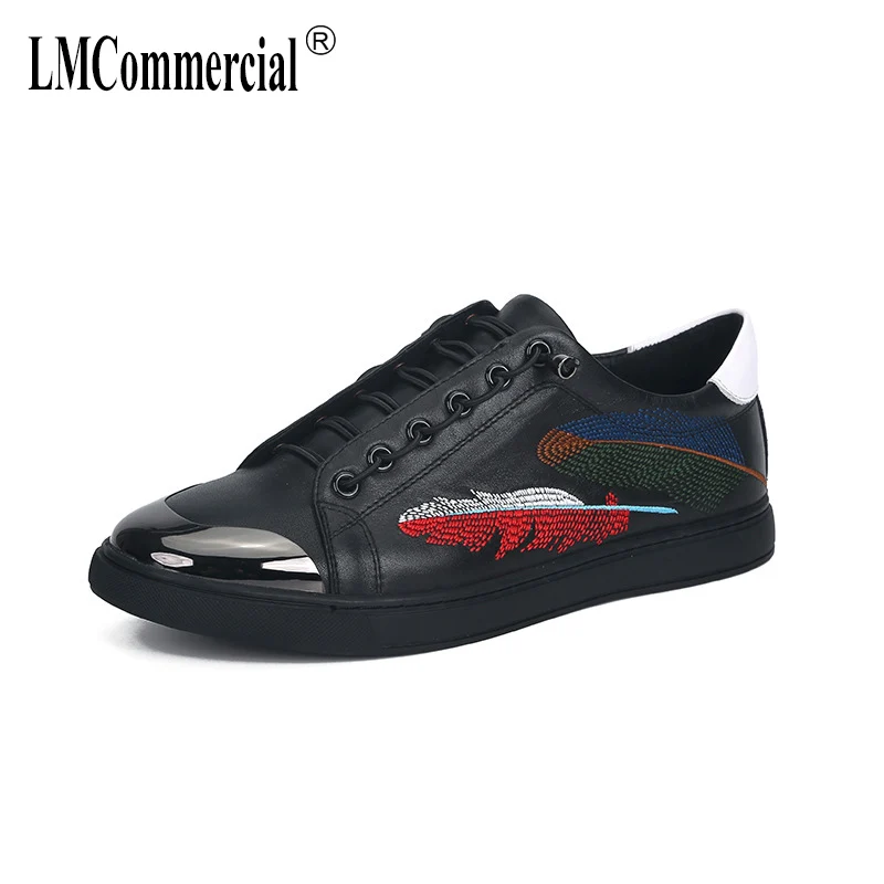 

Spring Leisure Shoes mens casual natural Genuine leather loafers all-match cowhide breathable sneaker fashion Leisure shoes