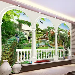 Заказ росписи 3D природные сцены стены Бумага Roll Европейский Стиль фото стена Бумага Спальня Гостиная Home Decor Papel де Parede sala