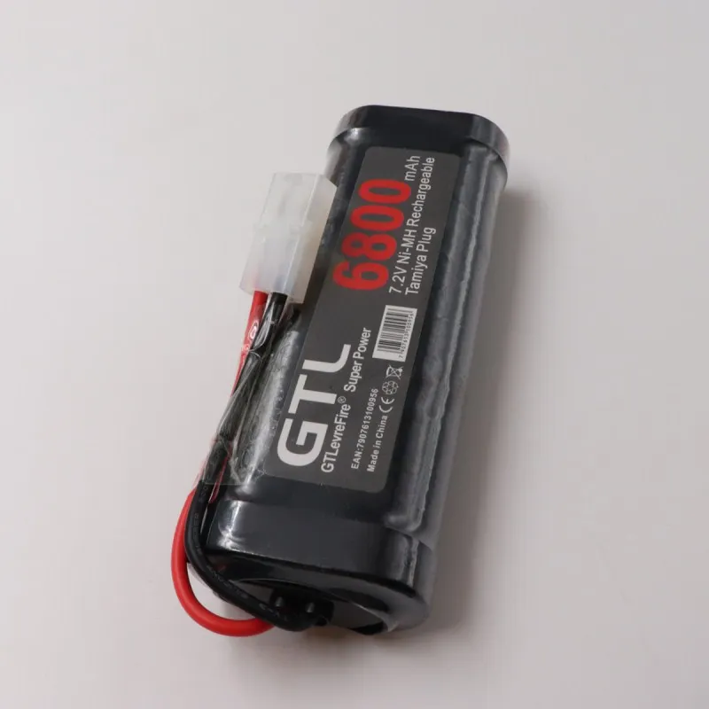 1 шт. Nuevo Gran capacidad de la batera de Ni-MH 6800 mAh 7,2 V es adecuado para RC Camin-carretera tanque buque bateras Gr