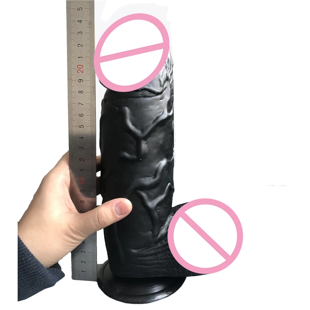 Dia: 7CM super thick Dildo flesh/ black huge penis big cock penis with suction cup woman sex toy sex product