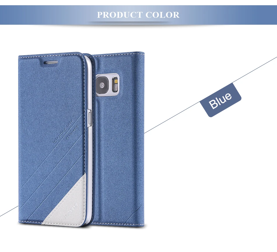 FLOVEME PU Leather Case For Samsung Galaxy S7 S6 S5 Phone Cases Wallet Pouch Card Slot Stand Cover Coque Bag For Galaxy S7 S6 S5 (12)