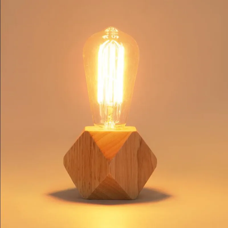 Günstige Moderne tisch lampe LED, Die alte weisen holz schreibtisch licht innen beleuchtung schreibtisch bett zimmer Büro tisch lampe ~