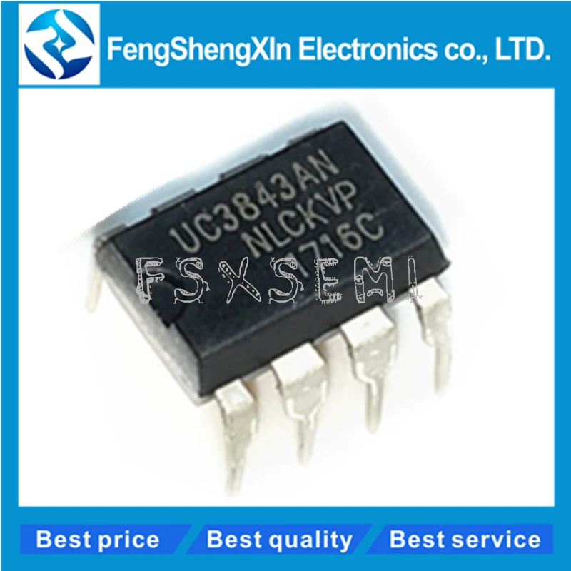 30PCS IC UC3843 UC3843AN 3843 ON REG CTRLR BST FLYBK PWM 8PDIP New 30PCS IC UC3843 UC3843AN 3843 ON REG CTRLR BST FLYBK PWM 8PDIP New