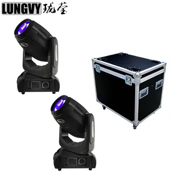 

Free Shipping 2pcs/Lot Flight Case Packing 280w 10R Sharpy Moving Head Light 3D Spot Beam Wash Effect Stage Dj Lighting