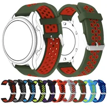 Новая мода Спорт на открытом воздухе силиконовый браслет ремешок для samsung Шестерни S3 классический Apr25