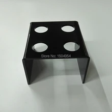 HMROVOOM черный 4 держатель акриловый конус для мороженого/акриловый стенд для мороженого черный