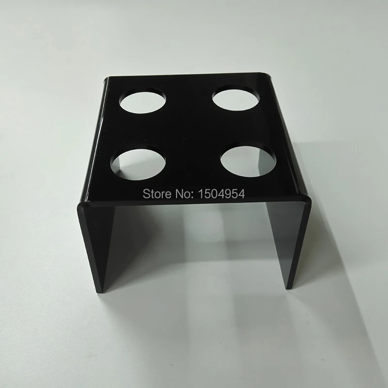 

HMROVOOM black 4 Holder Acrylic Ice Cream Cone/ Acrylic ice cream stand black