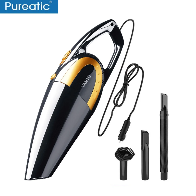 

Handheld Car Vacuum Cleaner 12V 120W Wet And Dry Dual Use 5 Meters Connector Cable With Multi Dust Collector Aspirador For A Car