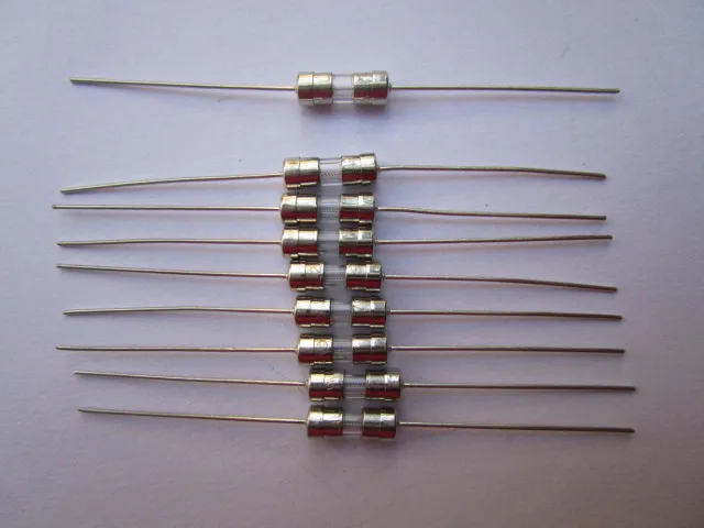 

3.6x10mm F1.5A Fast Blow Miniature Glass fuses with Fine wire 600 pcs per Lot