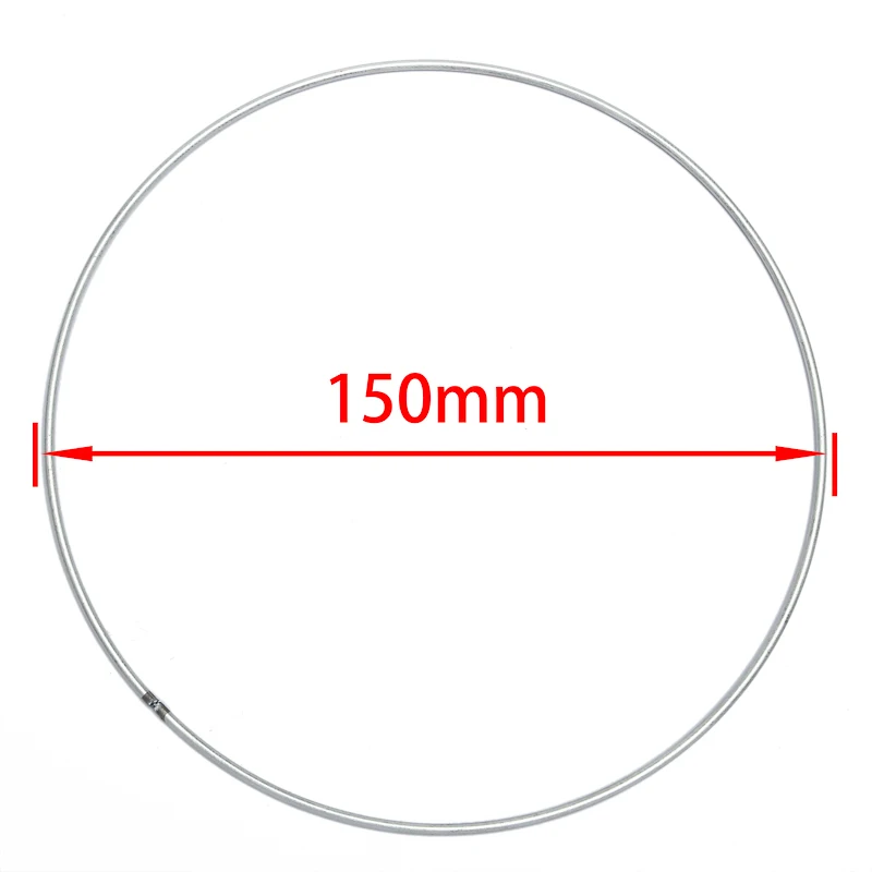 10pcs 35-200mm Dream Catcher Reve Circle Rings Findings Hanging Round cercle metal pour attrape reve Net Jewelry DIY 
