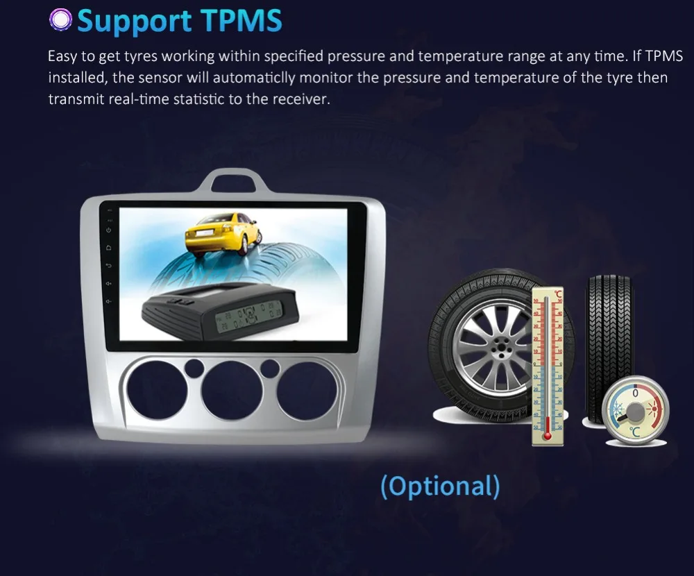 Cheap Bosion 4/8 core 2 din For Ford Focus 2009 Android 8/9 Autoradio Car Multimedia Player GPS Navigation Head Unit with wifi BT USB 16