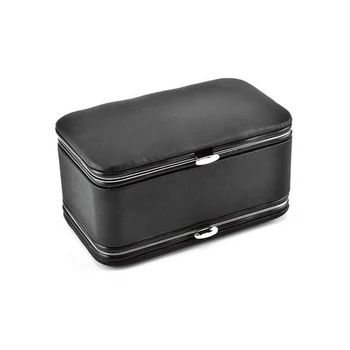 

Hair Accessories Jewelry Storage Case Holder Grids Ear Studs PU Leather Earrings Box Bedroom Display With Pocket Necklace Travel