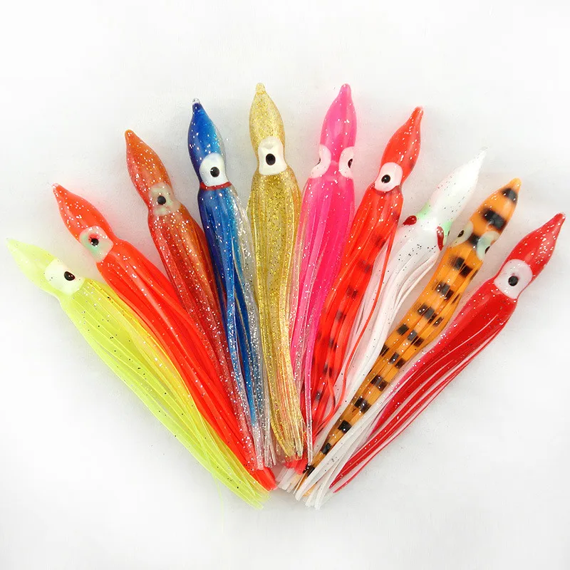 

Fishing Lures Fishing Tackle Accessories Fishing Artificial Bait Soft Octopus Lure Saltwater Squid Skirt Lure Baits