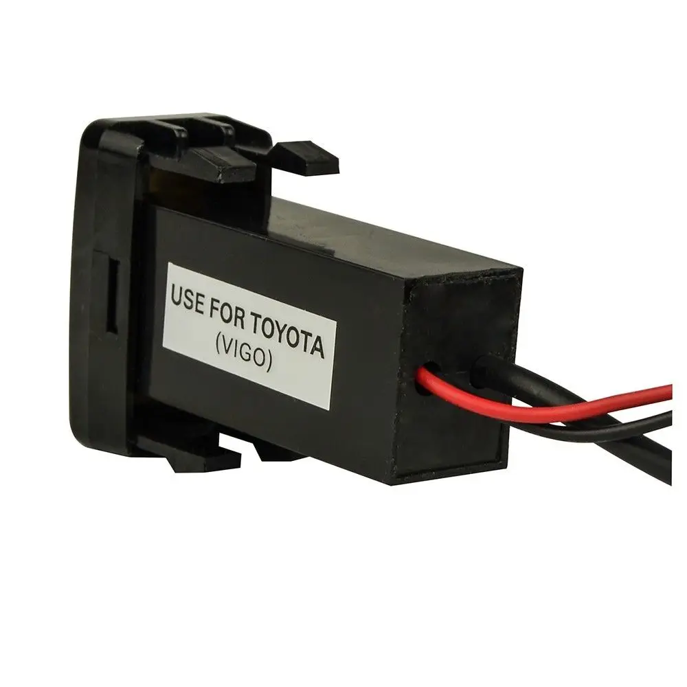 Двойной USB зарядный аудио порт Интерфейс для Toyota Fortuner Hilux 05 2014|interface toyota|interface audio