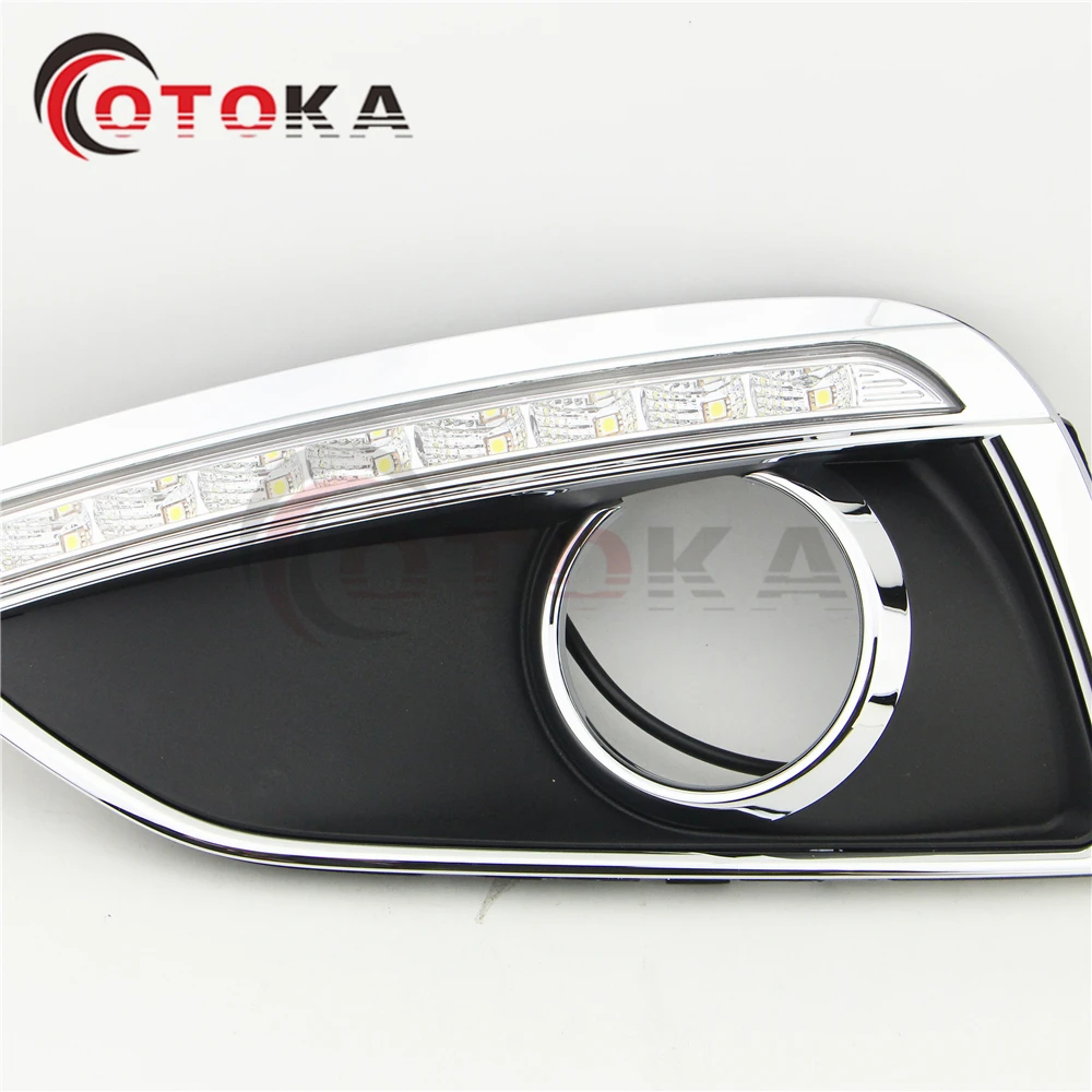 For Hyundai ix35 IX35 2011 2012 car styling LED DRL Daytime Running