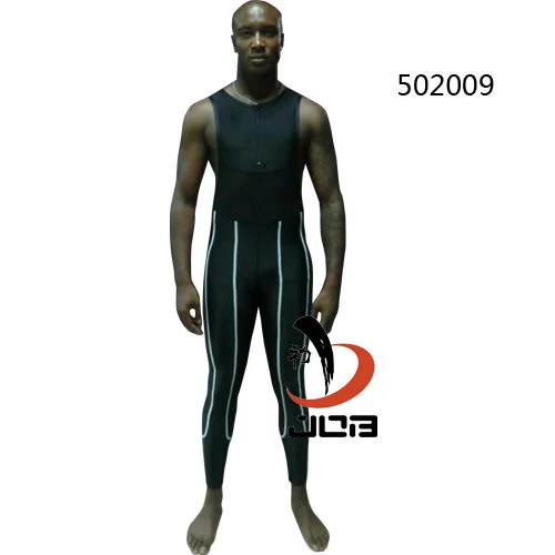 Полный тело купальный костюм унисекс спортивный топ верхний Lycra гидрокостюм вода спорт бодисьют и виндсерфинг плавание бодисьют дайвинг - Цвет: Черный