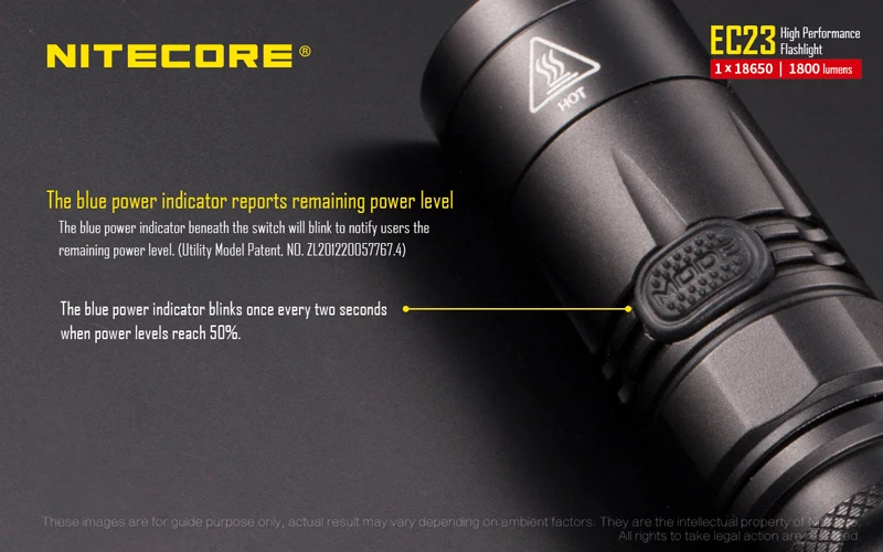 Nitecore EC23 1800 lumens LED High Performance Flashlight (15)
