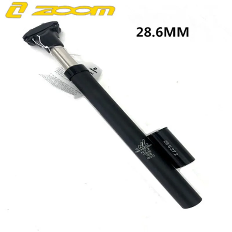 Zoom suspensao горный велосипед 27,2/33,9x350 мм espigao de selim de aluminio Absorvente de choque de bicicleta - Цвет: black 28.6