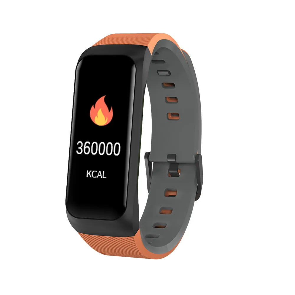 2019 Newest Men Women Bluetooth Waterproof Calorie Blood Pressure Exercise Heart Rate Pedometer Smart Watches For IOS Android #A