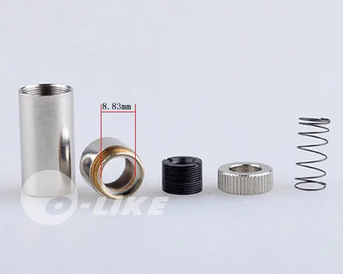 

12*45mm 9mm diode housing heatsink with mutiwavelength lens