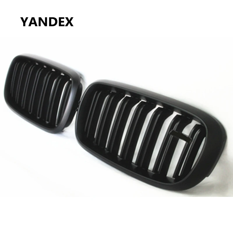 

ABS Matt black Replacement 2-slat Racing Grille Fit For BMW X5 X6 F15 F16 xDrive35i xDrive50i xDrive25d xDrive30d
