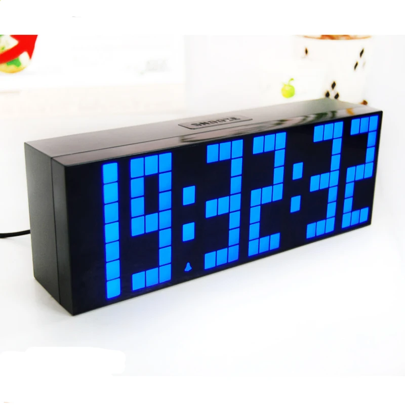 Unique Big Font Led Desktop Digital Clock Creative Living Room