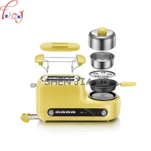 Machine multifonction pour le petit déjeuner, 220V, pour la maison, grille-pain, œufs frits, pain à la vapeur