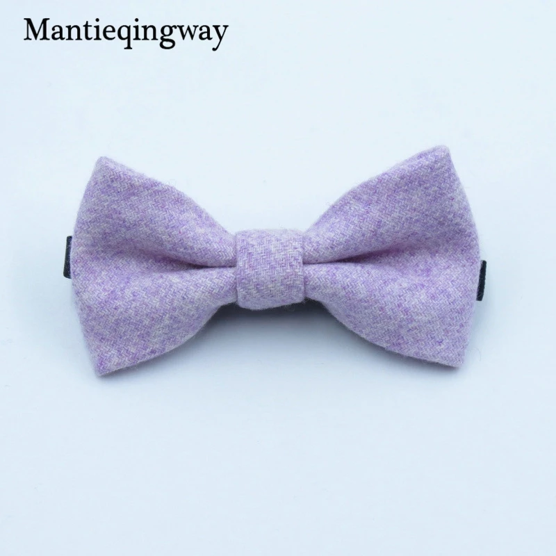 Mantieqingway/детский шерстяной галстук-бабочка для маленьких мальчиков, узкий галстук-бабочка, одноцветные детские галстуки с бантом, детские галстуки