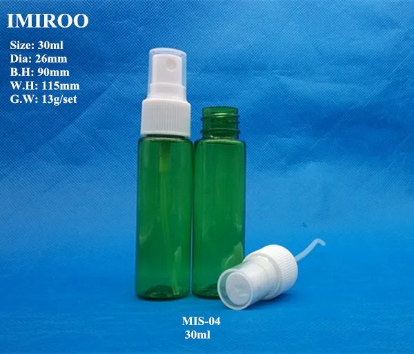30ml blue spray bottle dimension