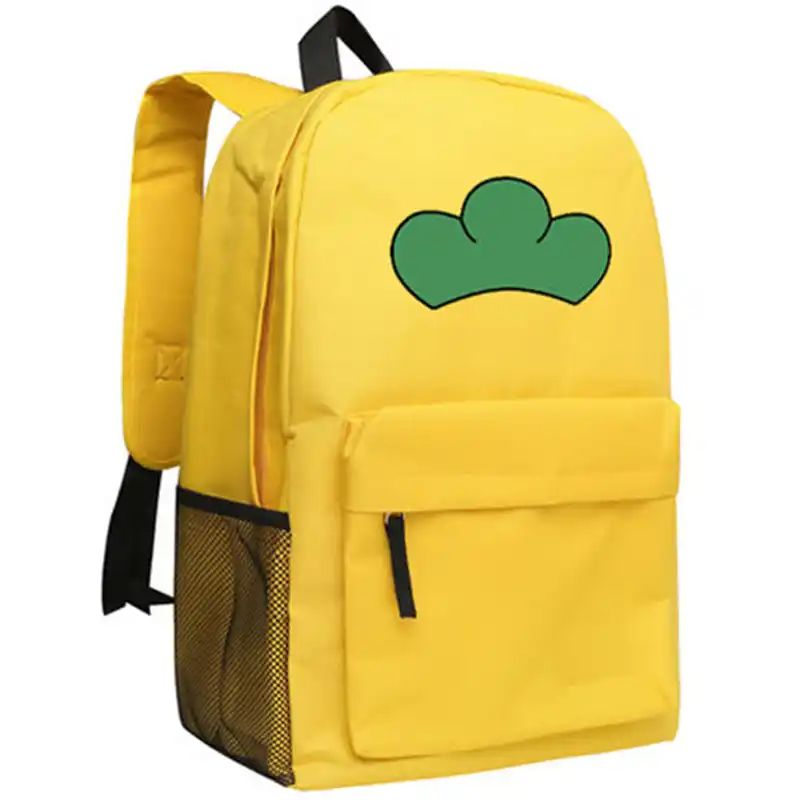 red blue yellow backpack