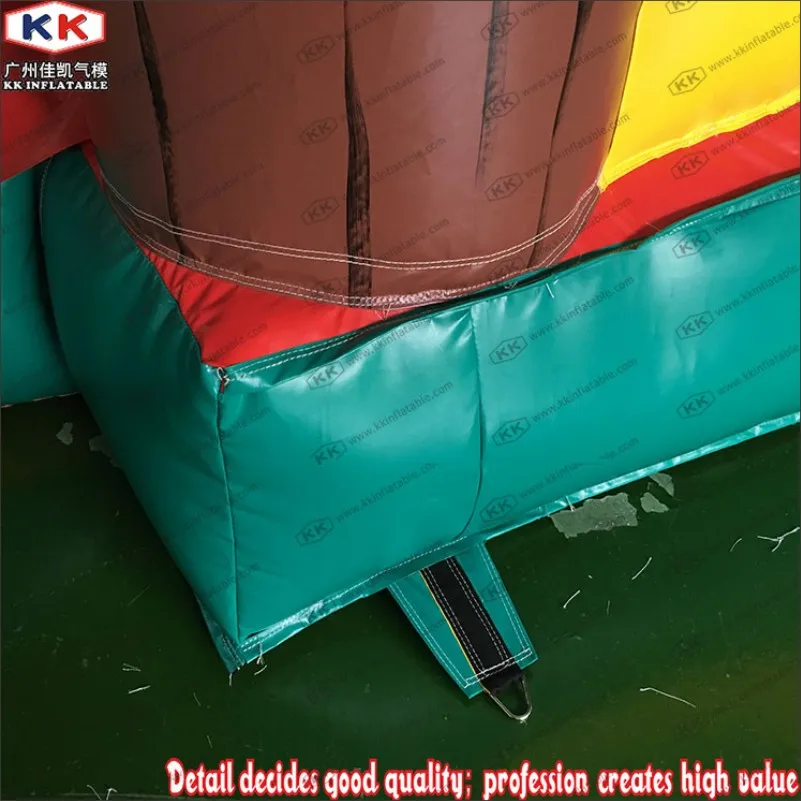 Bithday Cake Inflatable Combo Castle With Slide