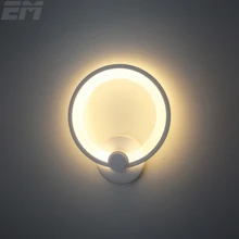 Краткое Стиле Led Крытый Настенные Светильники Диаметр 240*75 мм Акриловые 18 Вт 90 ~ 260 В Крытый Лестницы освещение Спальня Лампы Led