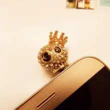 1 шт. 3,5 мм Хэллоуин дизайн мобильного телефона уха Кепки заглушка от пыли для Iphone Пылезащитная заглушка Samsung