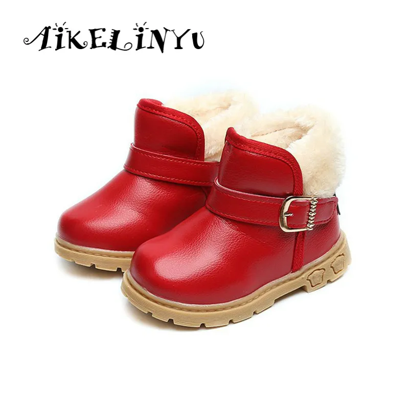 Boy Cotton Shoes 2019 Kids Winter Snow Boots Toddler Girl Waterproof