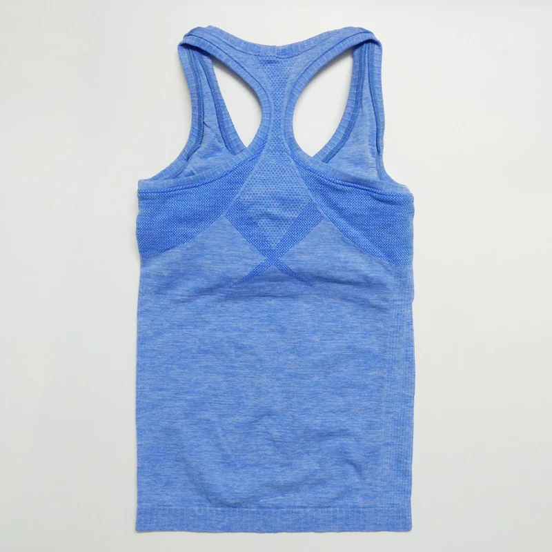 Women'S Yoga Shirts Running Elastic Breathable Gym Fitness Comfortable Vest Ladies No Rims Vest Yoga Tank Top Shirts + Bra Pads